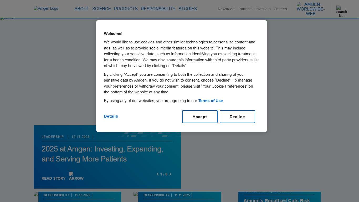 Amgen A Worldwide Pioneer in Biotechnology